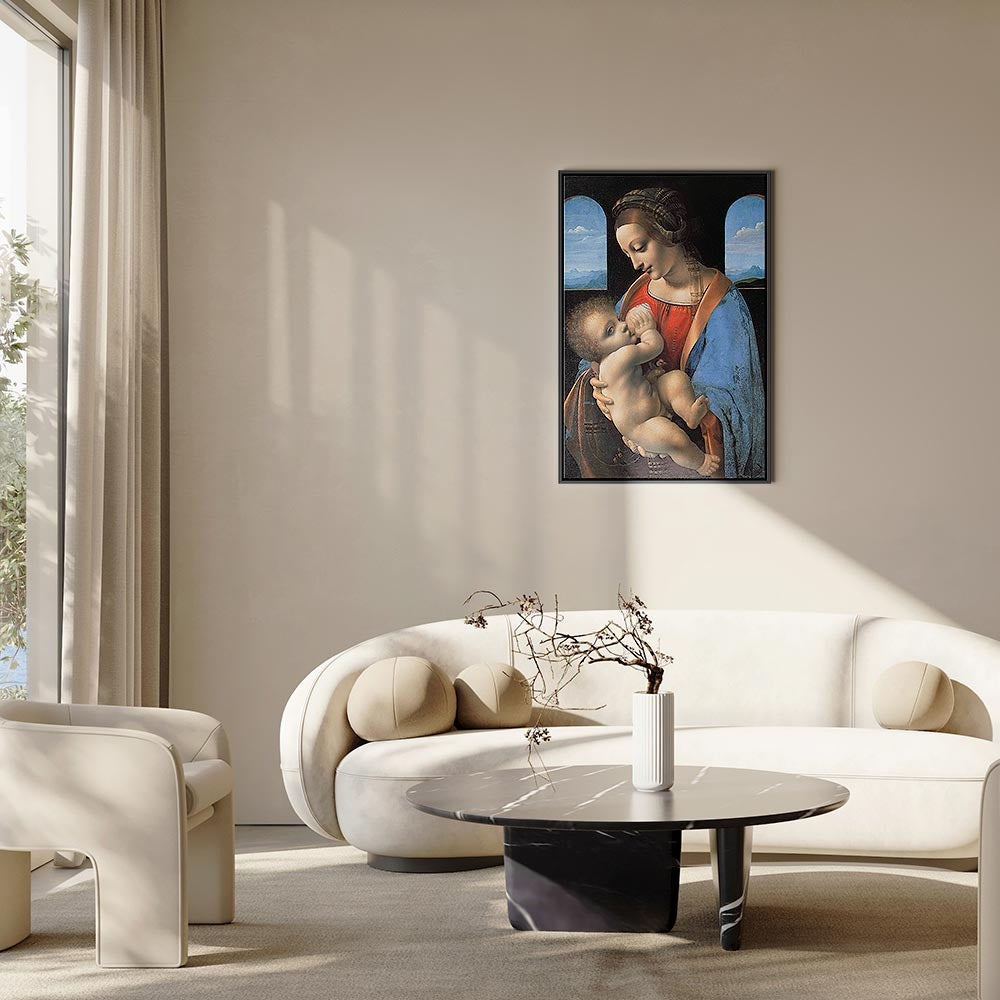 Canvas Print Madonna Litta by Leonardo da Vinci