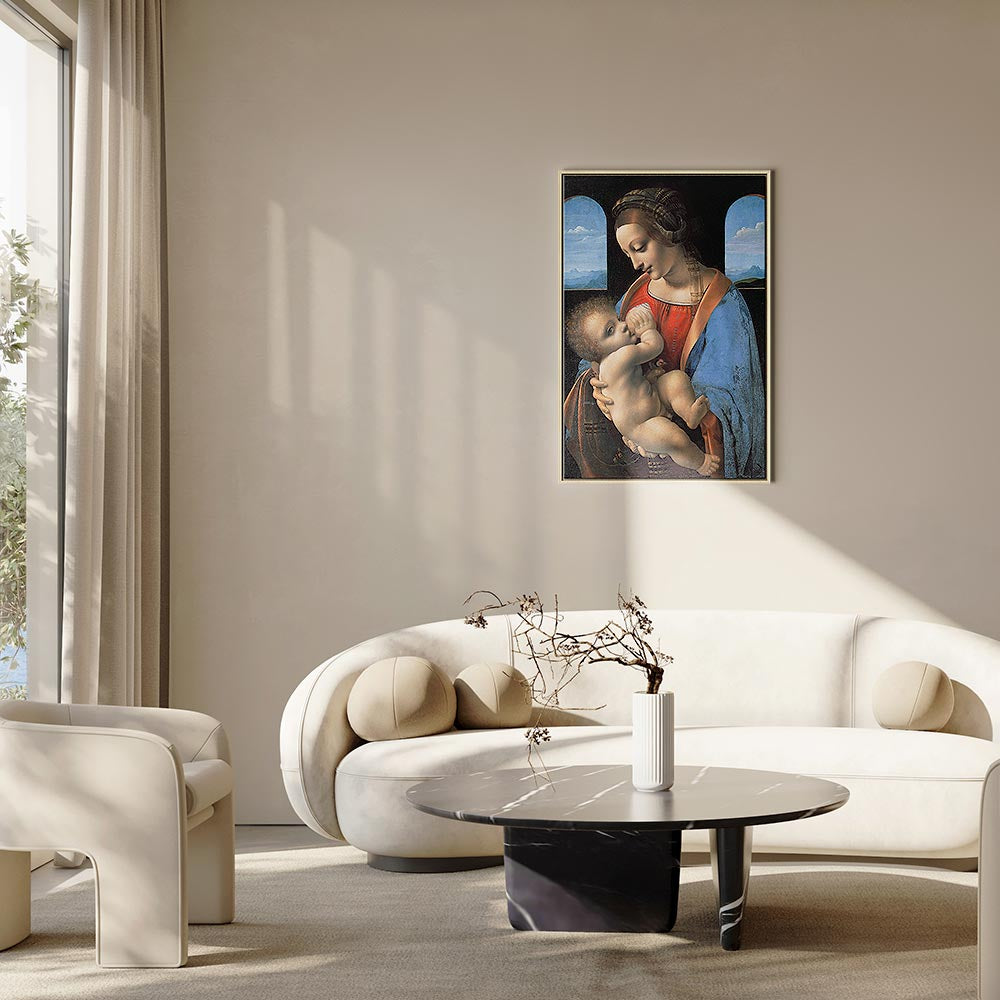 Canvas Print Madonna Litta by Leonardo da Vinci