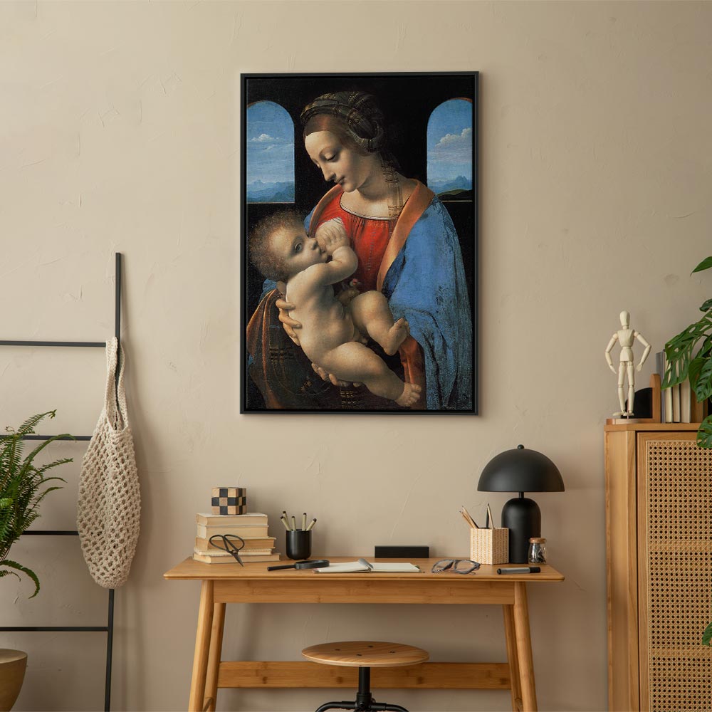 Canvas Print Madonna Litta by Leonardo da Vinci