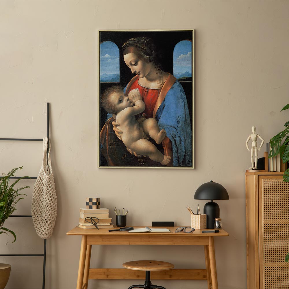 Canvas Print Madonna Litta by Leonardo da Vinci