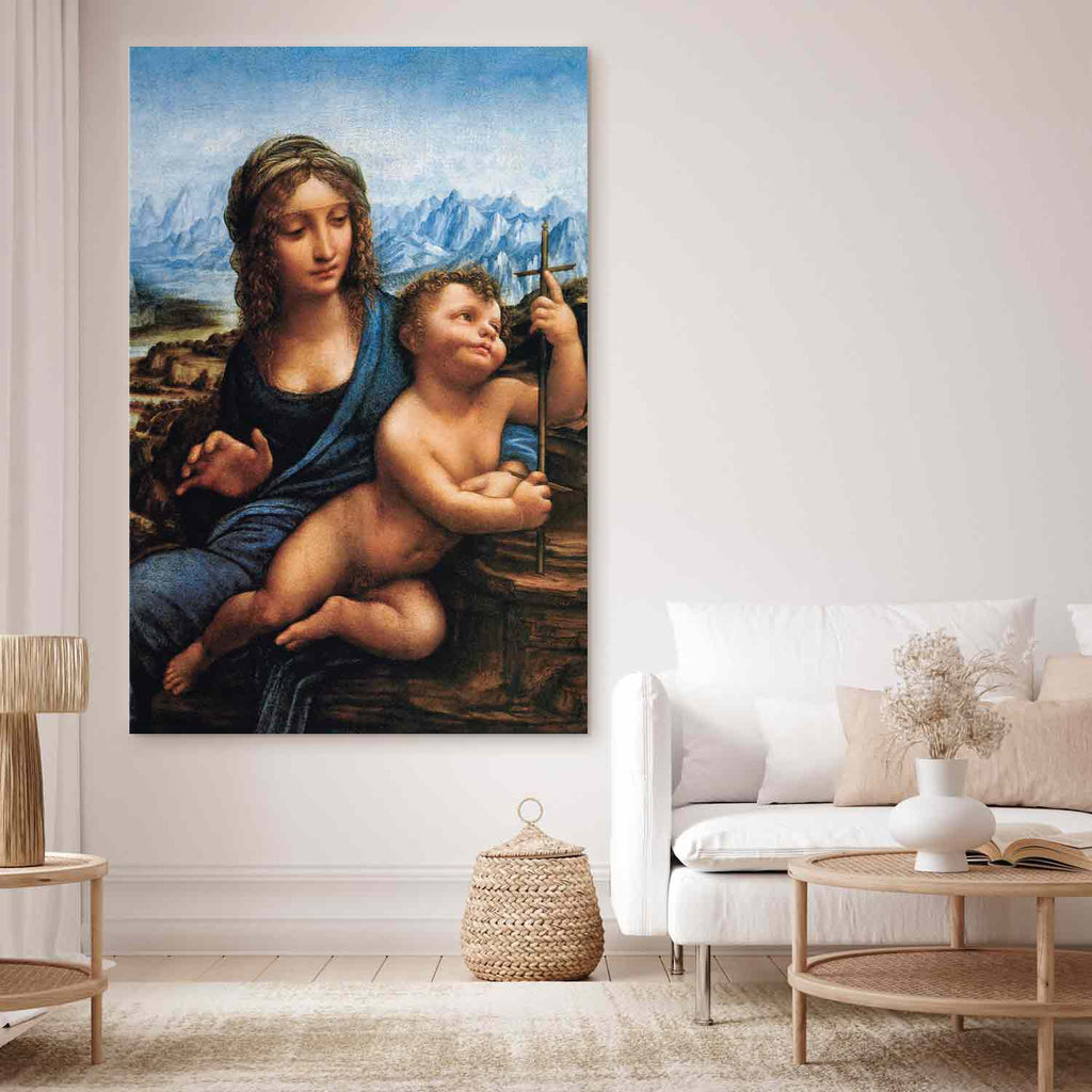 Madonna of the Yarnwinder Classic DIY Large Canvas Print