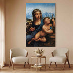 Madonna of the Yarnwinder Classic DIY Large Canvas Print