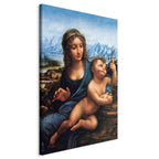Canvas Print Madonna With a Distaff by Da Vinci