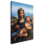 Canvas Print Madonna With a Distaff by Da Vinci