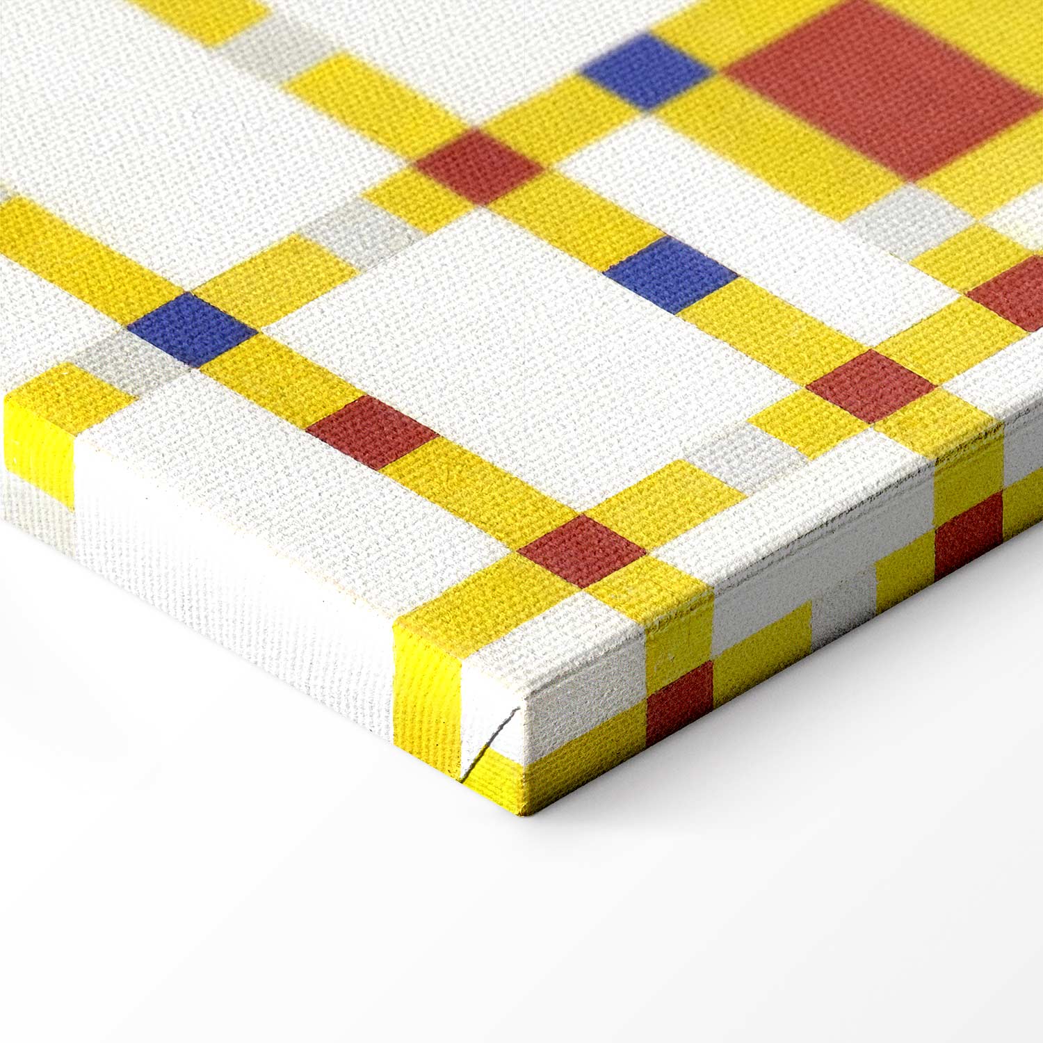 Mondrian Broadway Boogie Woogie Abstract Canvas Print