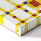 Mondrian Broadway Boogie Woogie Abstract Canvas Print