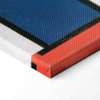 Mondrian Geometric Abstract Canvas Print