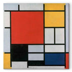 Mondrian Geometric Abstract Canvas Print