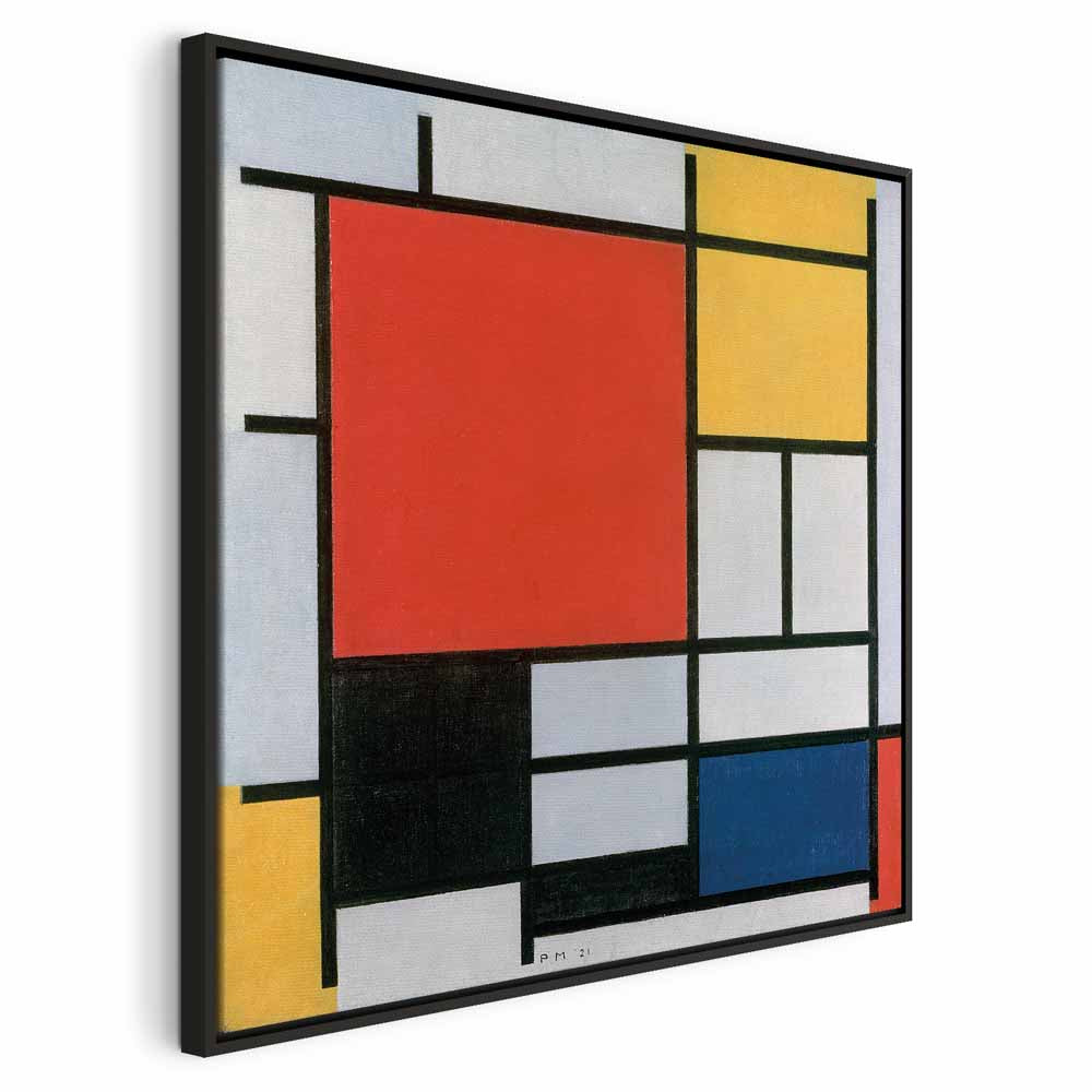 Mondrian Geometric Abstract Canvas Print