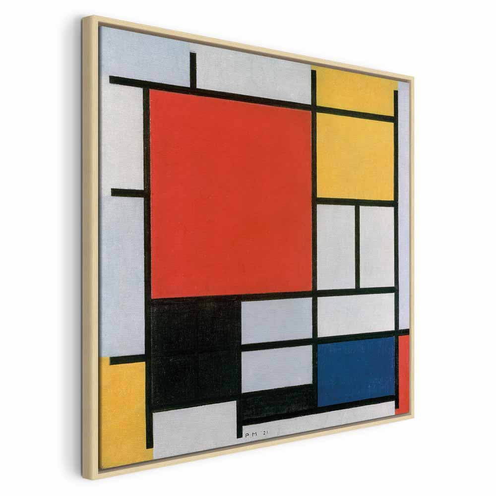 Mondrian Geometric Abstract Canvas Print