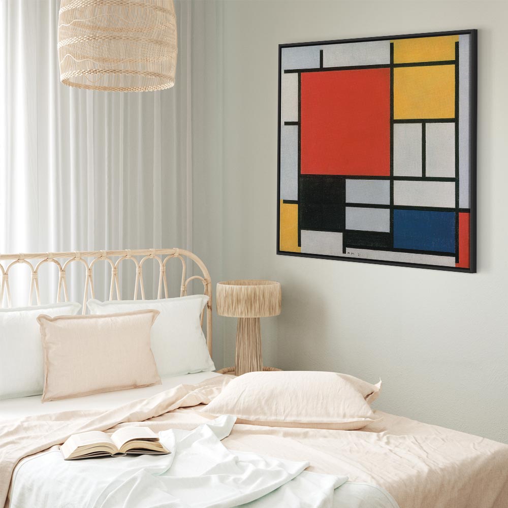 Mondrian Geometric Abstract Canvas Print