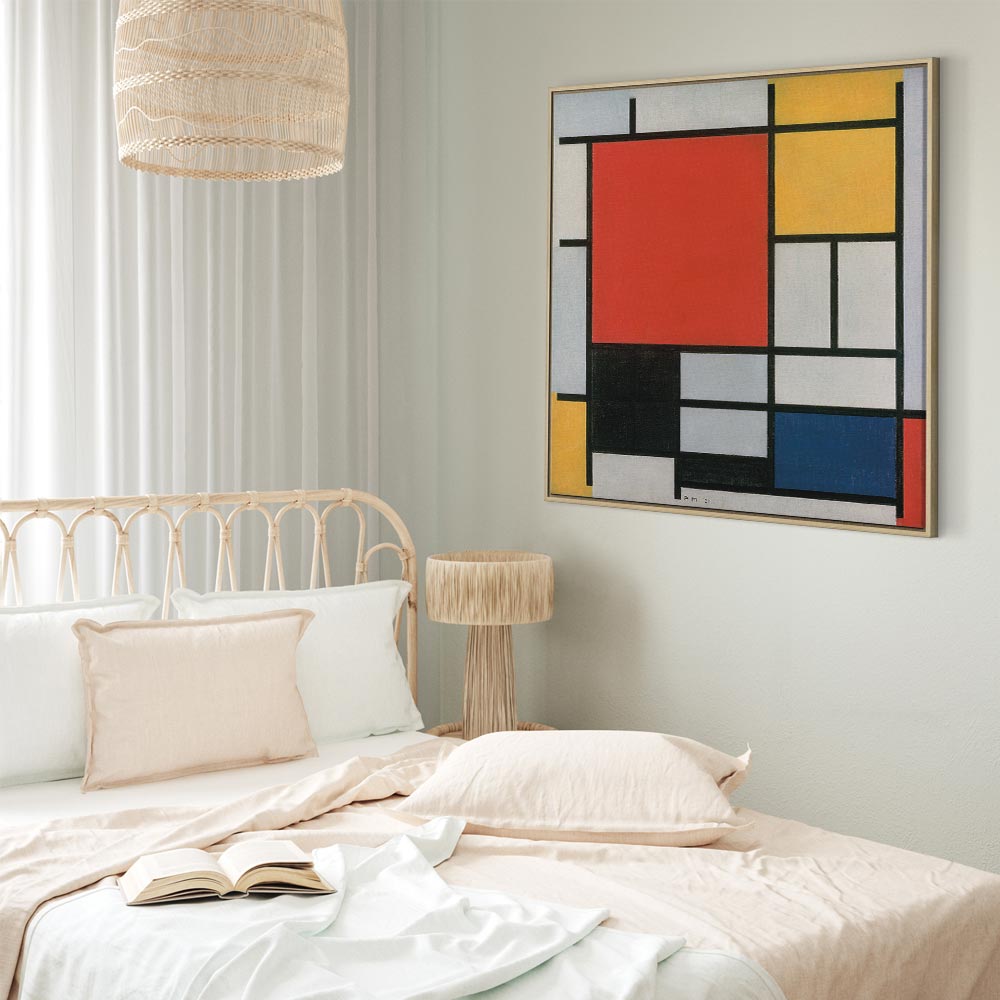 Mondrian Geometric Abstract Canvas Print