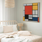 Mondrian Geometric Abstract Canvas Print