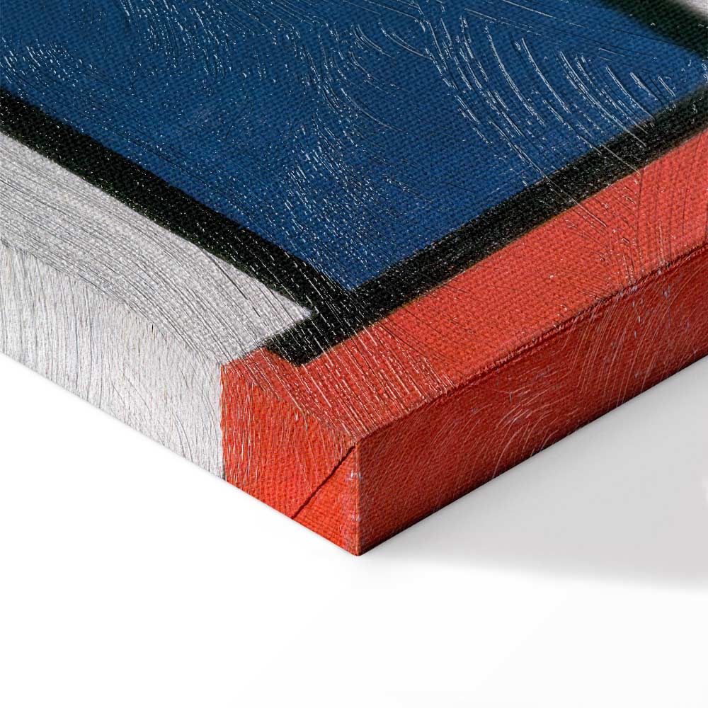 Mondrian Geometric Abstract Canvas Print