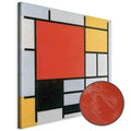 Mondrian Geometric Abstract Canvas Print