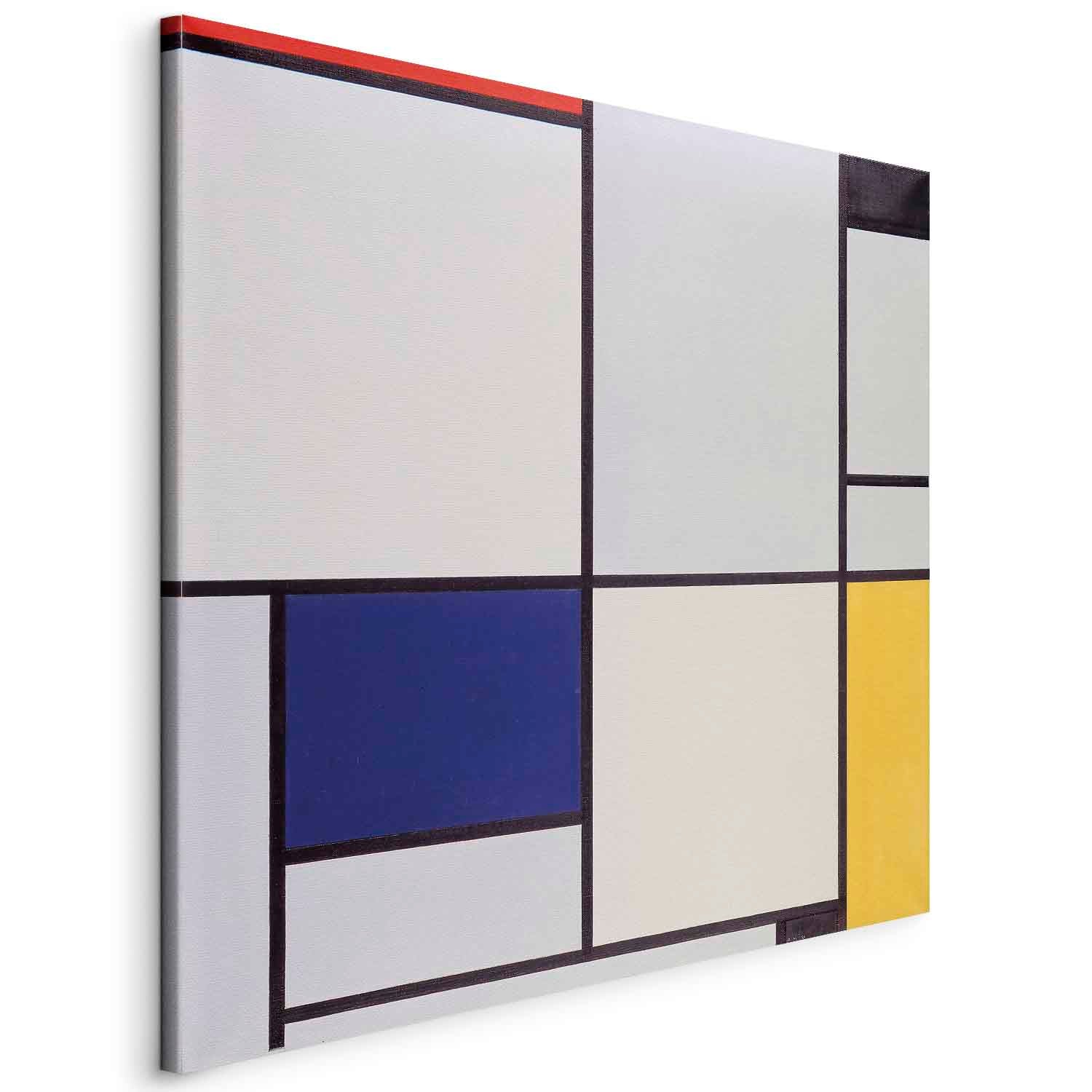 Mondrian Tableau I Geometric Abstract Canvas Print