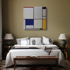 Mondrian Tableau I Geometric Abstract Canvas Print