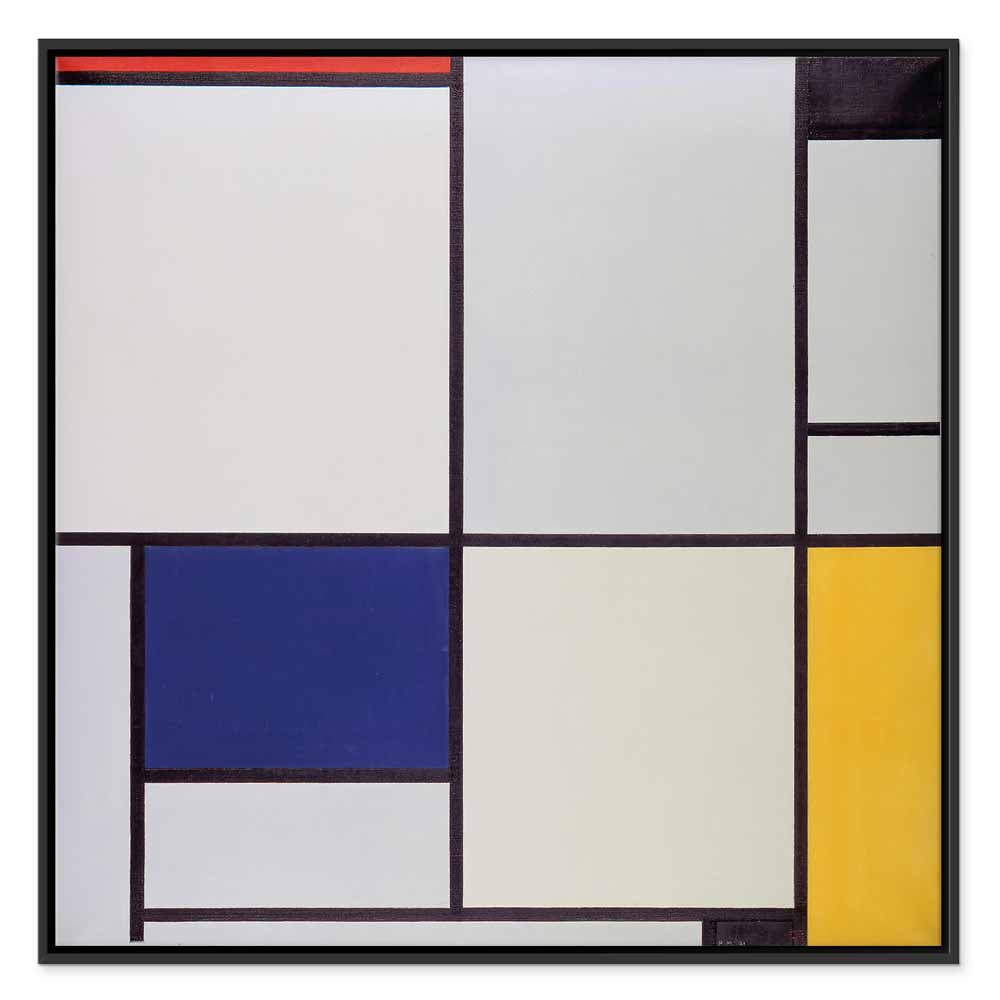 Mondrian Tableau I Geometric Abstract Canvas Print