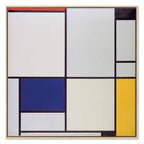 Mondrian Tableau I Geometric Abstract Canvas Print