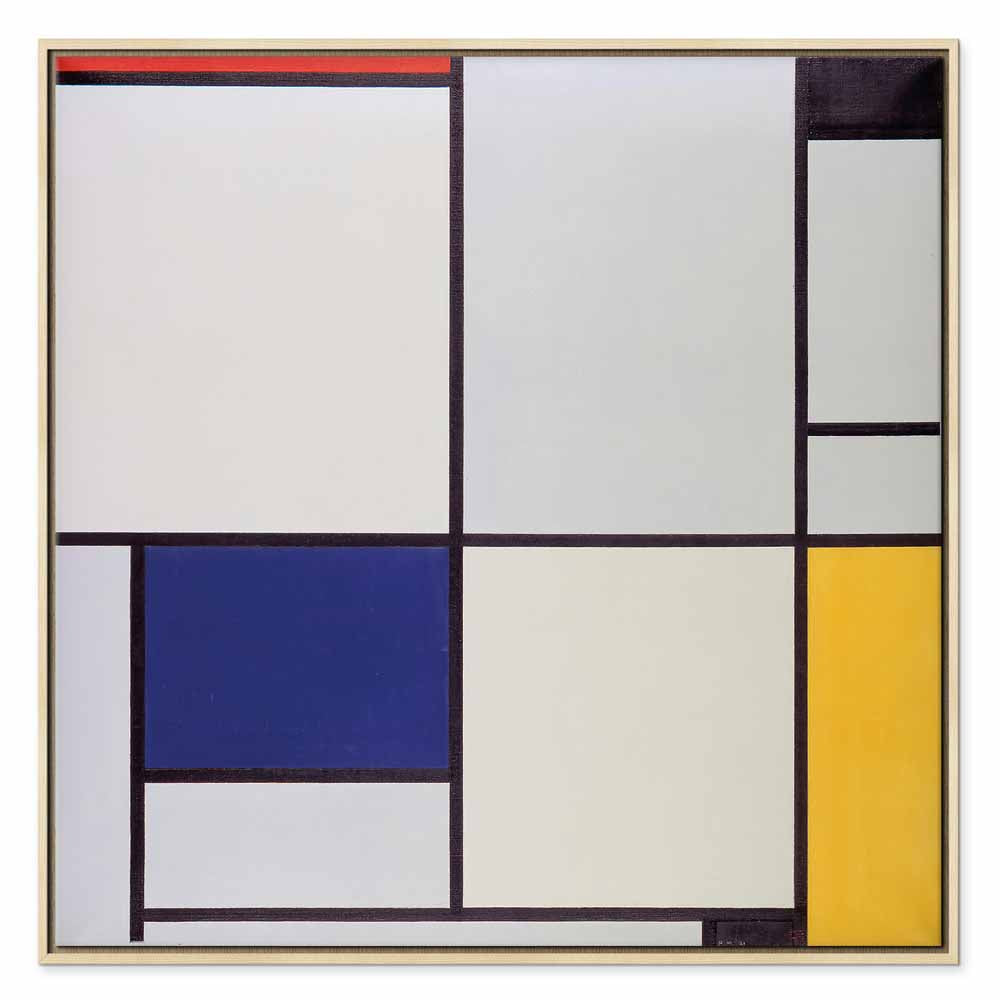 Mondrian Tableau I Geometric Abstract Canvas Print