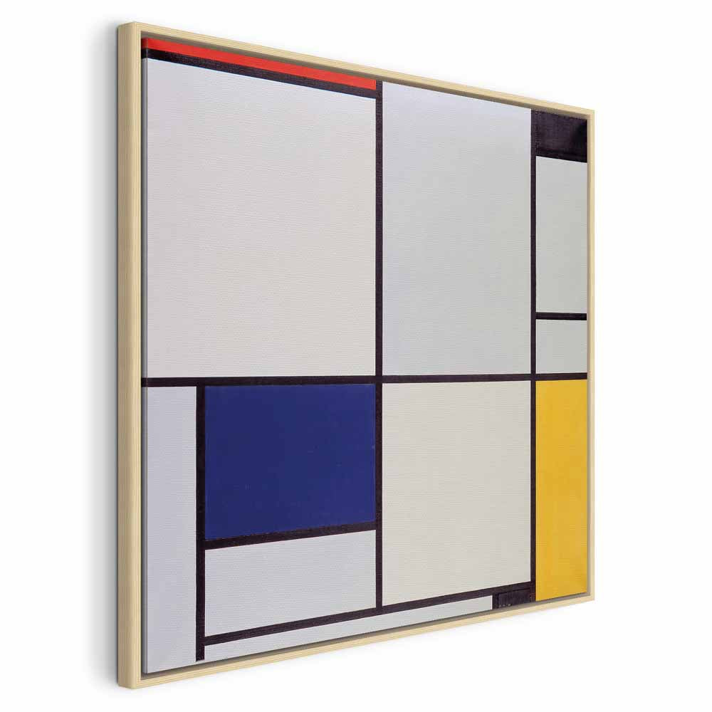 Mondrian Tableau I Geometric Abstract Canvas Print