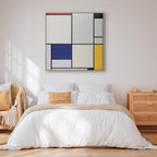 Mondrian Tableau I Geometric Abstract Canvas Print