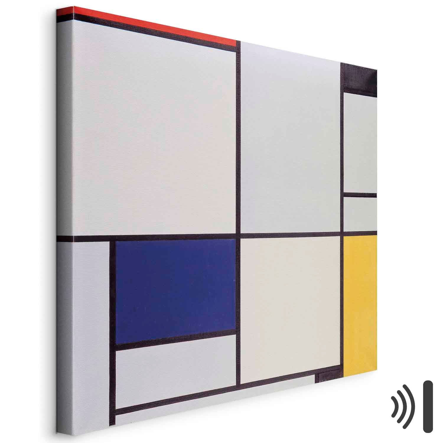 Mondrian Tableau I Geometric Abstract Canvas Print