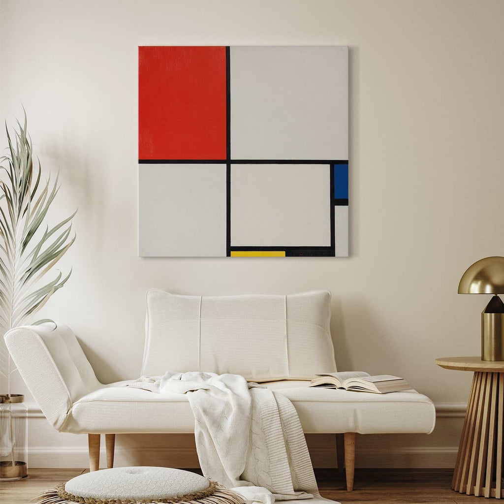 Mondrian Abstract Geometric Canvas Print