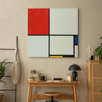 Mondrian Abstract Geometric Canvas Print