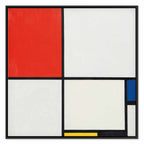 Mondrian Abstract Geometric Canvas Print
