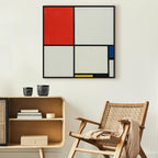 Mondrian Abstract Geometric Canvas Print