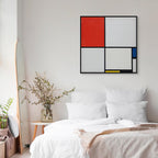 Mondrian Abstract Geometric Canvas Print