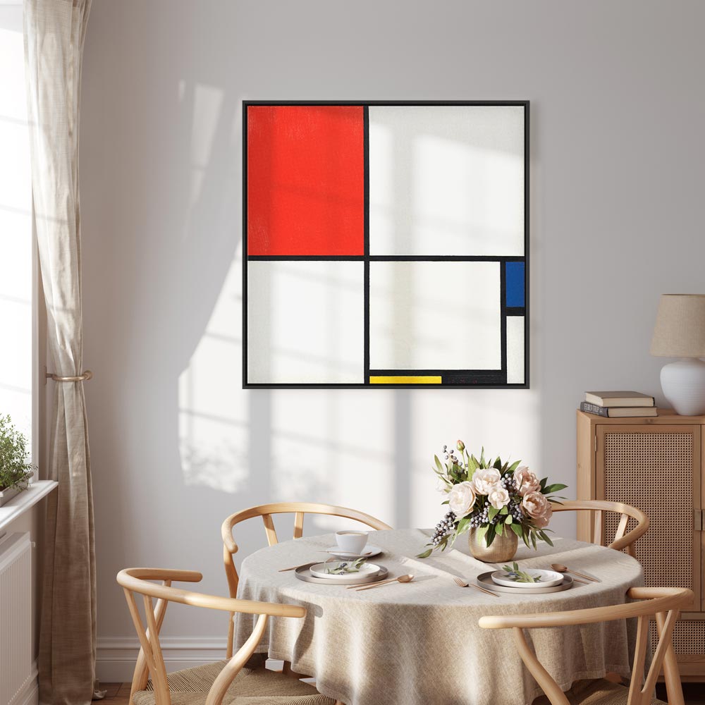 Mondrian Abstract Geometric Canvas Print