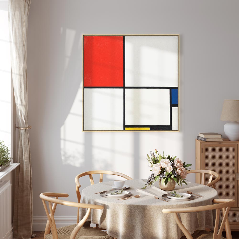Mondrian Abstract Geometric Canvas Print