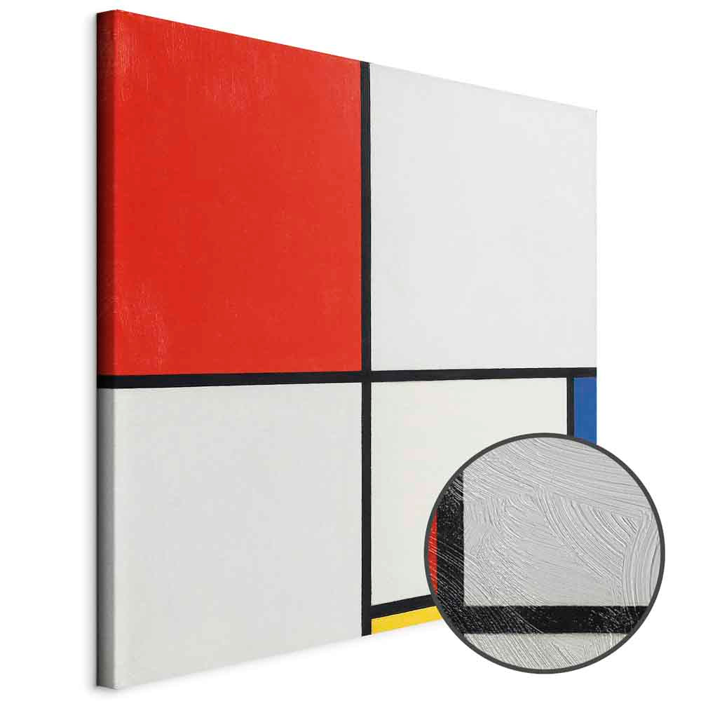 Mondrian Abstract Geometric Canvas Print