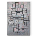 Mondrian Composition IV Abstract Geometric Canvas Print