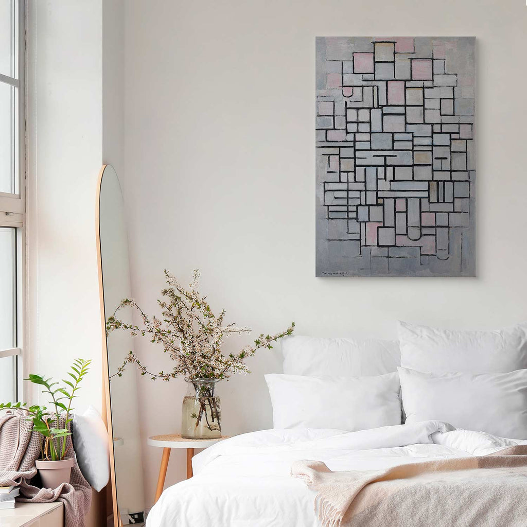 Mondrian Composition IV Abstract Geometric Canvas Print