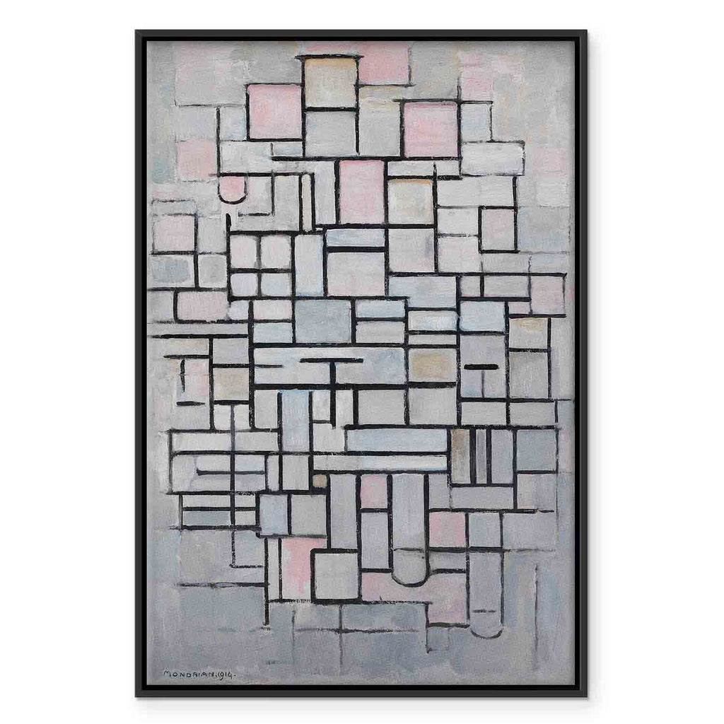 Mondrian Composition IV Abstract Geometric Canvas Print