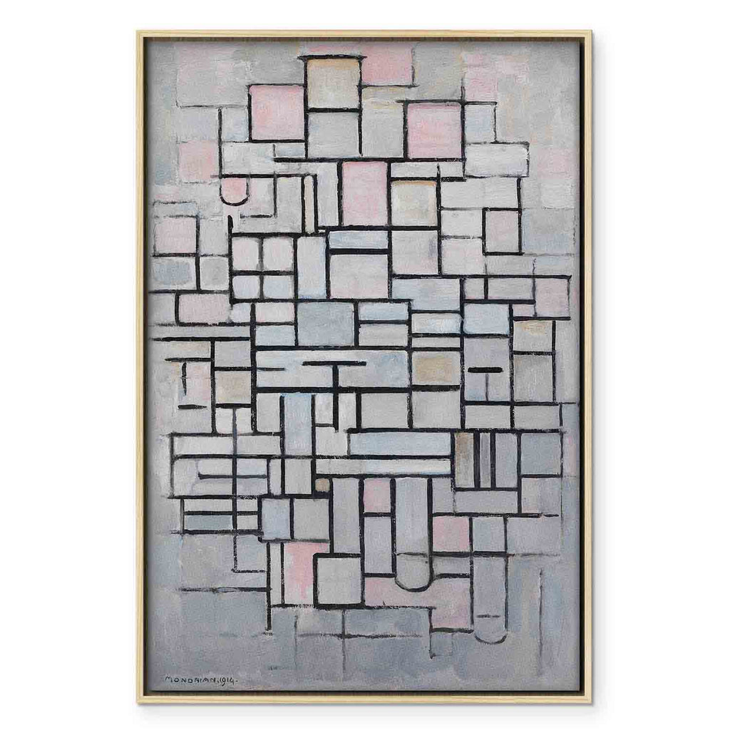 Mondrian Composition IV Abstract Geometric Canvas Print