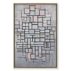 Mondrian Composition IV Abstract Geometric Canvas Print