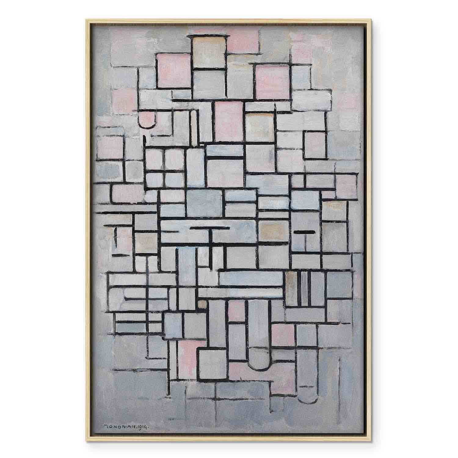 Mondrian Composition IV Abstract Geometric Canvas Print