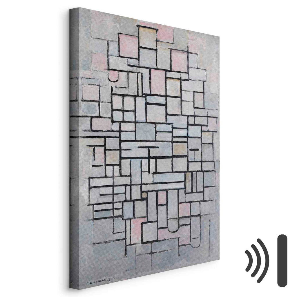 Mondrian Composition IV Abstract Geometric Canvas Print