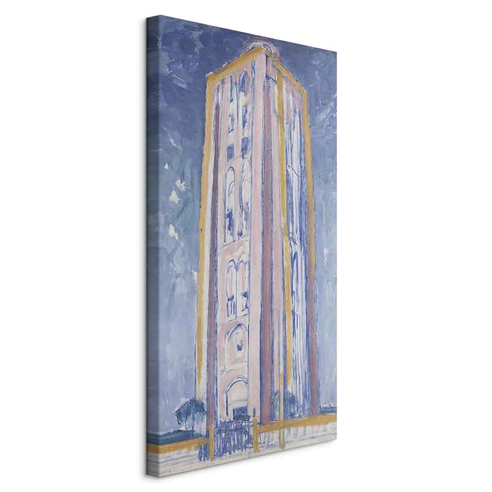 Canvas Print Lighthouse near Westkapelle