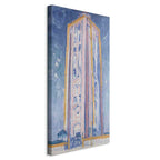 Canvas Print Lighthouse near Westkapelle