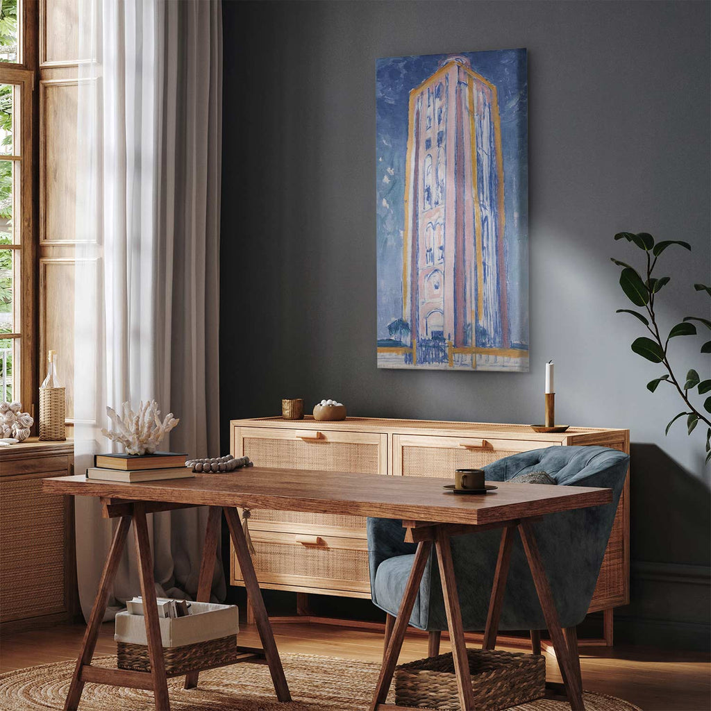 Westkapelle Lighthouse Coastal Canvas Print