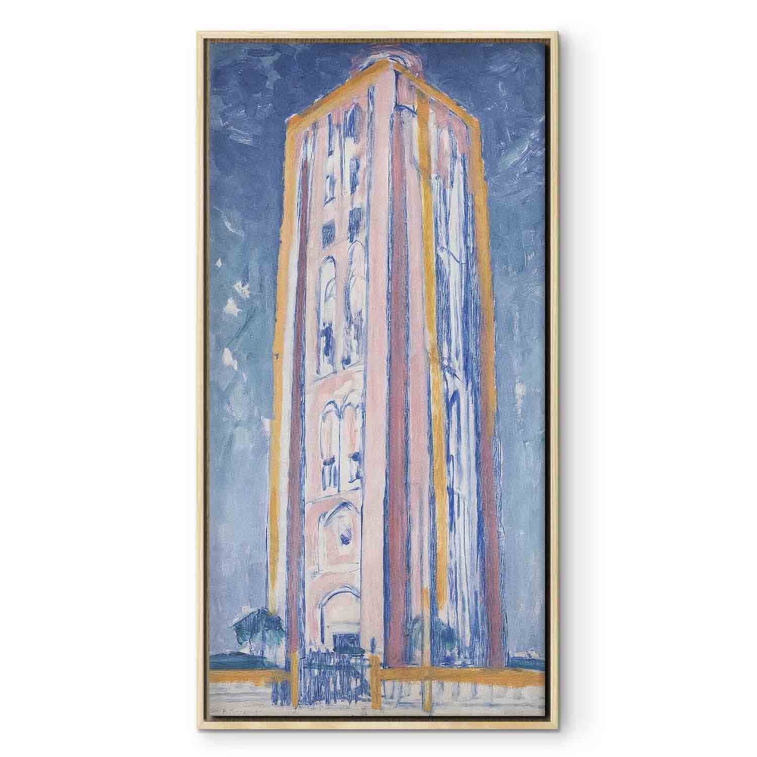 Westkapelle Lighthouse Coastal Canvas Print