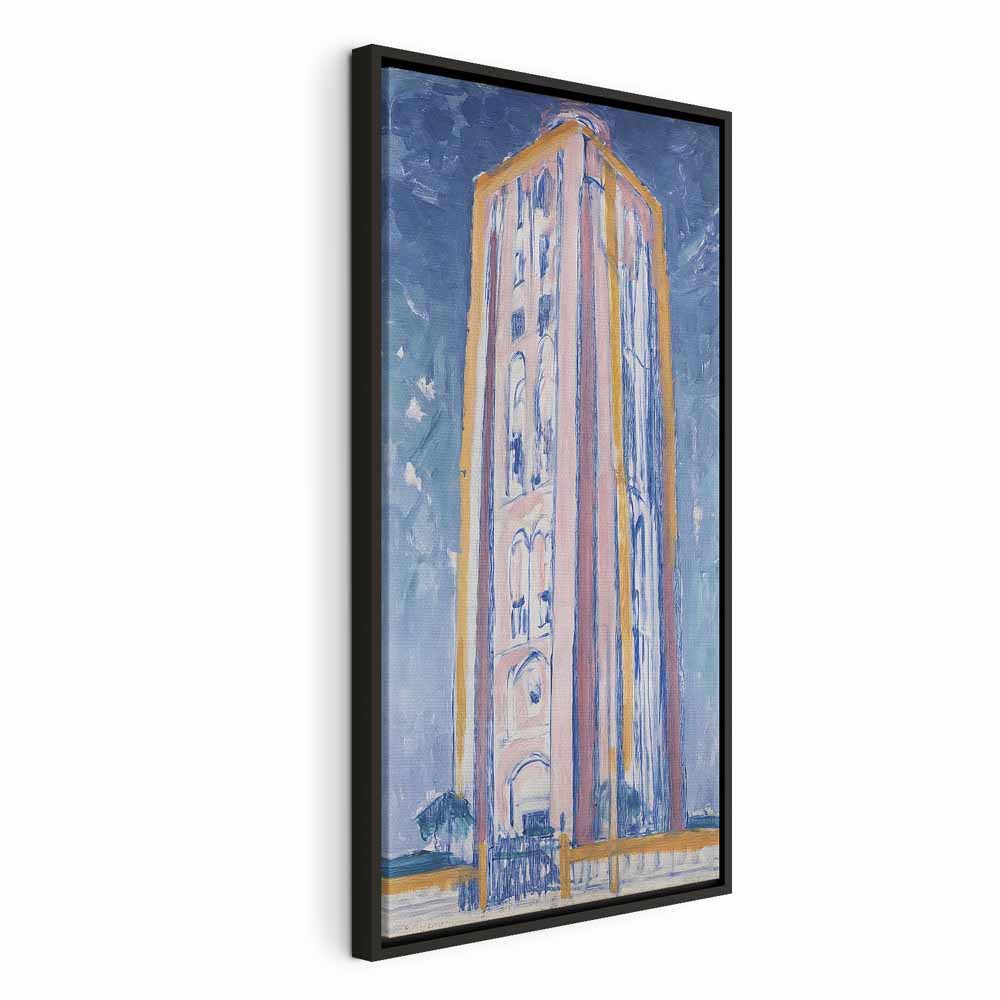 Canvas Print Lighthouse near Westkapelle