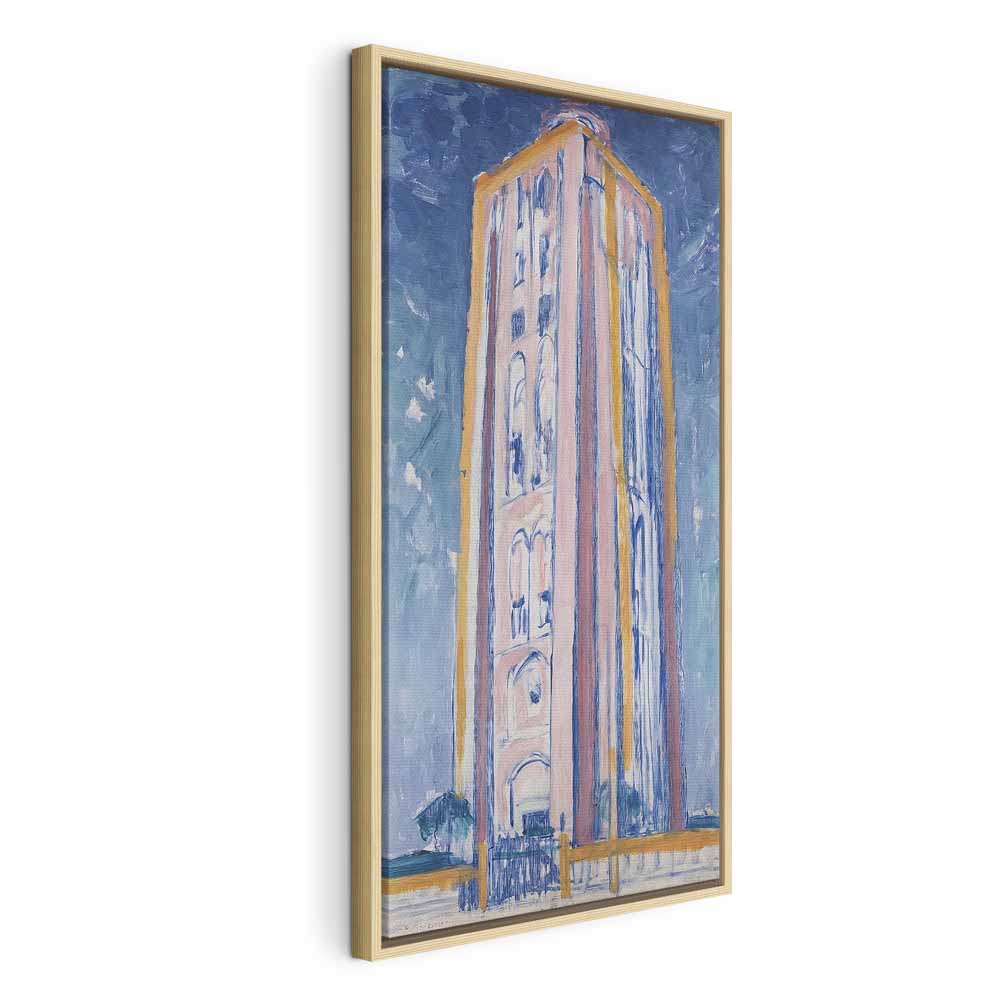 Canvas Print Lighthouse near Westkapelle