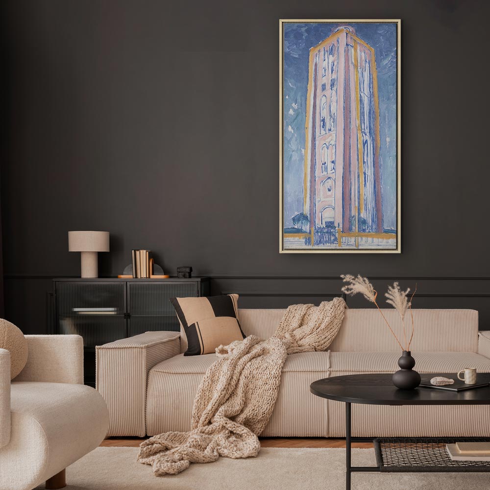 Canvas Print Lighthouse near Westkapelle