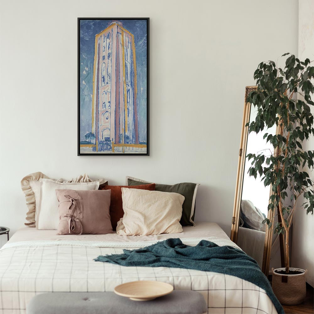 Canvas Print Lighthouse near Westkapelle